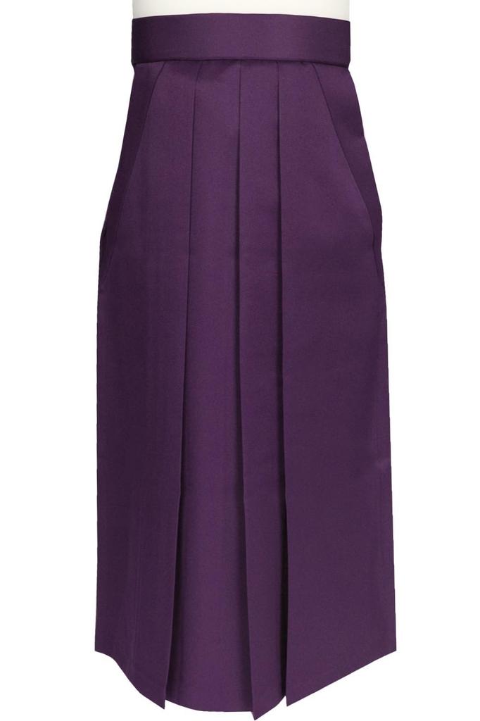 Hakama Plain Single Item Girls [KYOETSU] (Dark Purple, 60cm)