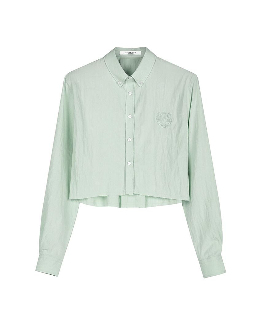 AVANDRESS Solid Mu Shirt Mint