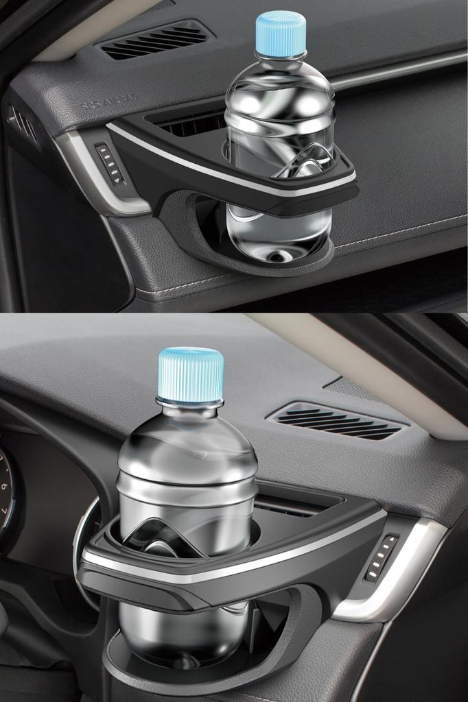 Tsuchiya Yac Product for the 50 Series Air Conditioner Drink and Passenger Seat Smartphone Holder Vehicle-Specific RAV4 Holder, Driver's Seat,