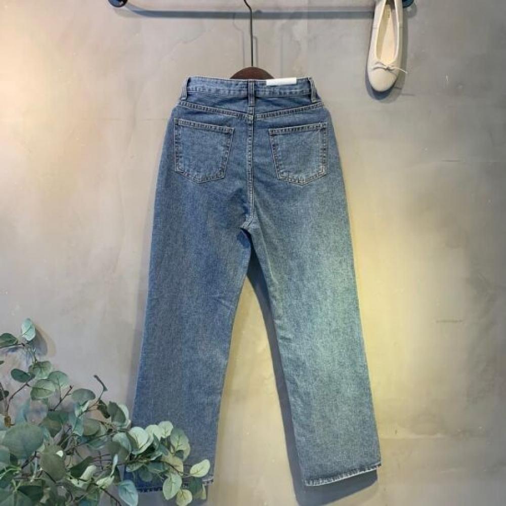 C S In The Room Ykk Zipper waShIng Straight Fit jeanS One Color