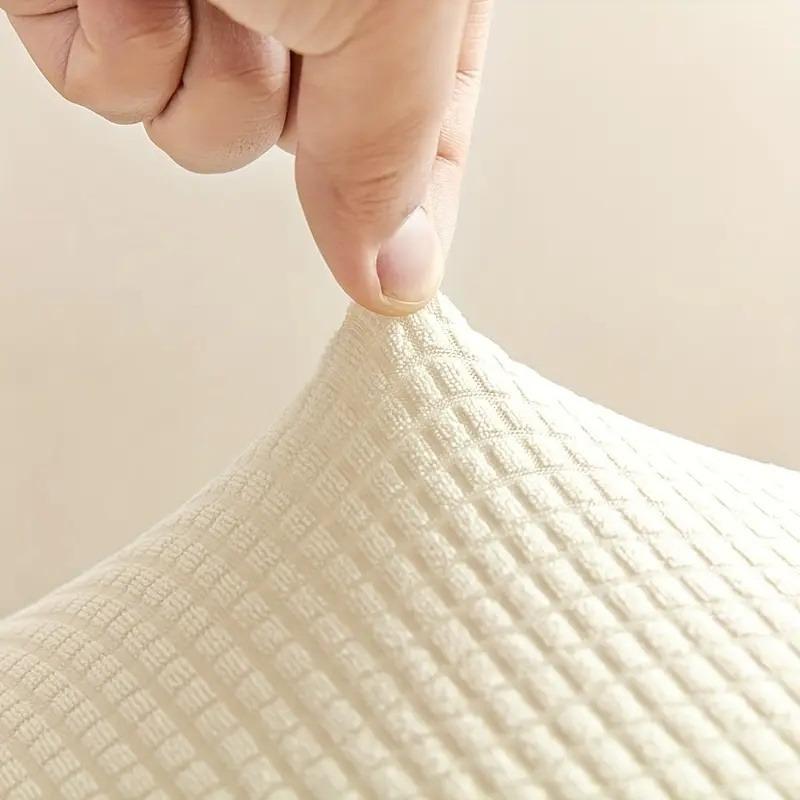 1 Klasická elastická čtvercová toaletní stolička Protiskluzový polštář na jídelní židli Ochranný potah, Směs polyesteru a spandexu, Stroj