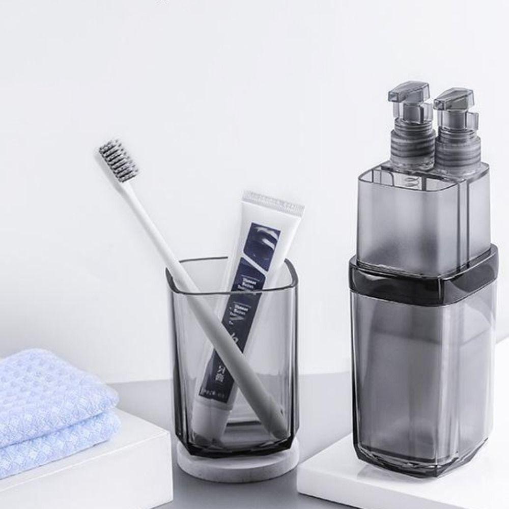 6 in 1 Travel Toothbrush Cup Fall-resistant Toothbrush Case Travel Mouthwash Cup  Business Trip