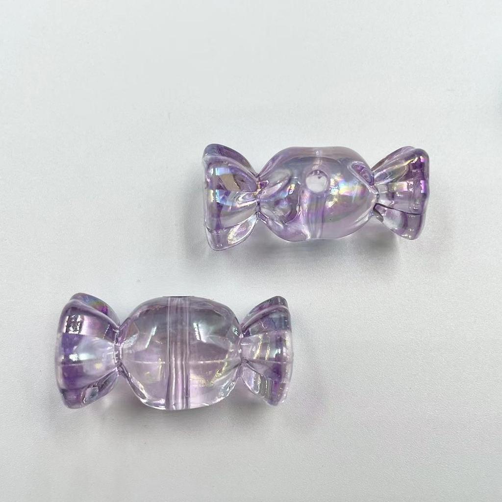 Acrylic Multicolor Candy Pendant for DIY Beaded Phone Chains