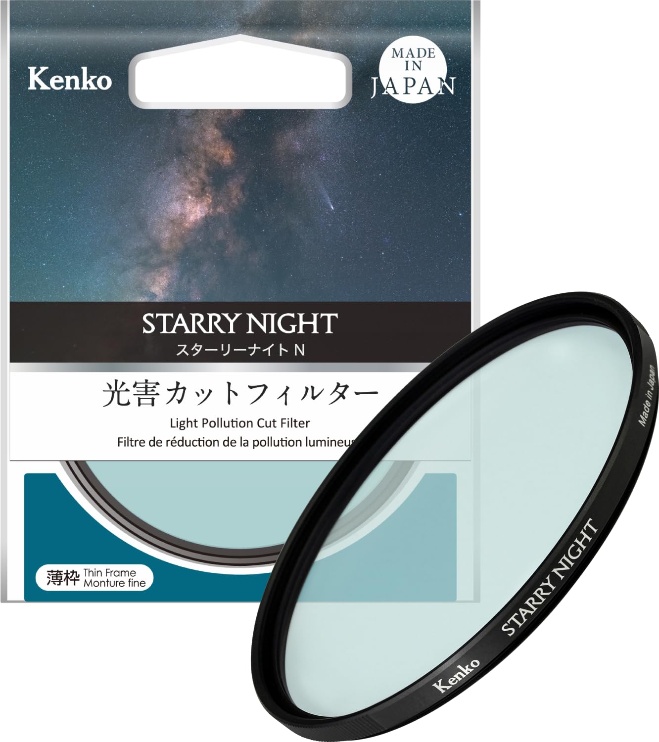 

Kenko Starry Night N 82mm Light Pollution Cut Filter for Starry and Nightscape Captures the True Colors of the Night Made in 822630 Photography, Sky,