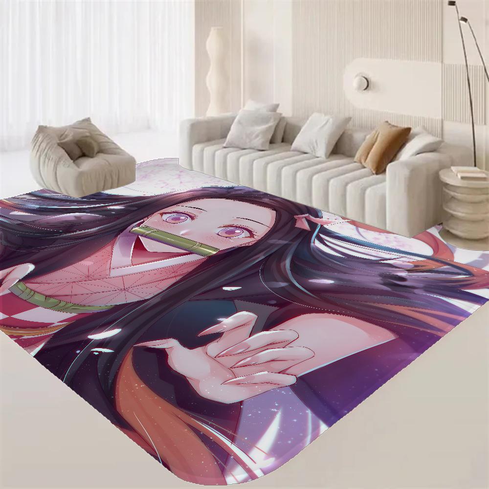 Kamado Nezuko Demon S-Slayer Bathroom Mat Anti-slip Absorb Water Long Strip Cushion Bedroon Mat Hotel Decor Mat
