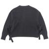 LE CIEL BLEU In Good Condition Wool X Cashmere Side Slit V-neck Knit Pullover Top for Women, Black, Size 36, 24A61415 Tops 36 blackUsed