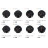 2" 52MM Mechanical Water Temp Gauge 40-130℃/110-265℉ Water Temperature 12V Temp Gauge Yellow Light Car Meter With Sensor NPT 1