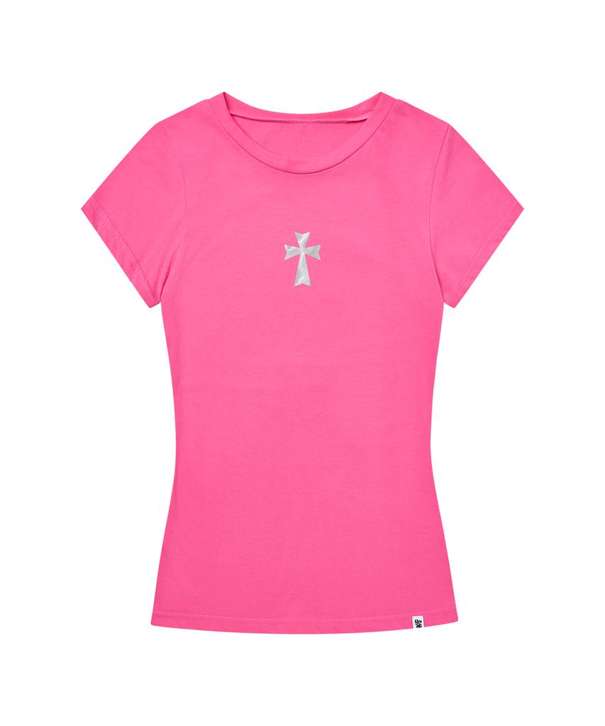 GRAVER [Woman]Cross_Baby Tee_3Color