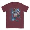 Marvel-Rivals Gamerverse PVP Luna Snow Men T Shirts Video Game Vintage Tees Short Sleeve Round Collar T-Shirts Cotton Gift Tops