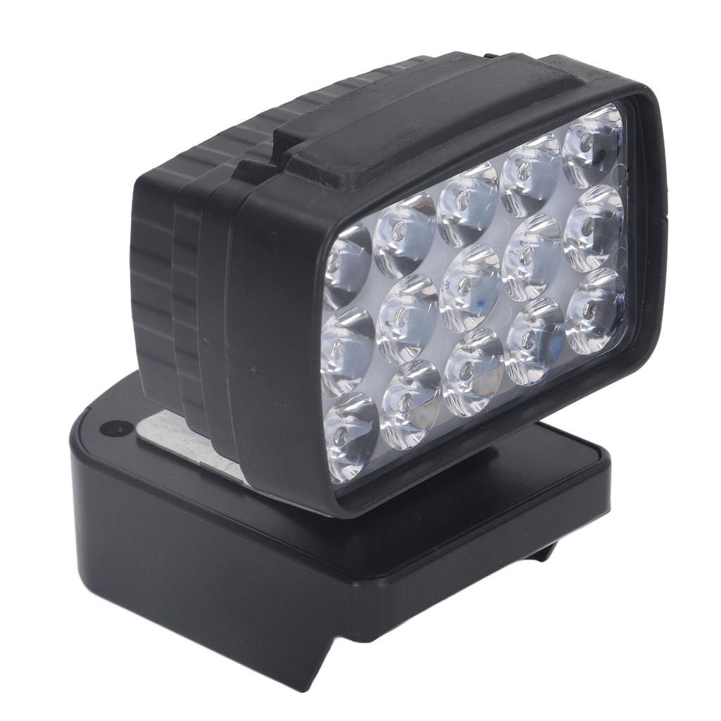 LED Work Light 15 Beads 6500K 15V?21V Lithium Work Light Lamp for Shops Barns Cars 8W
