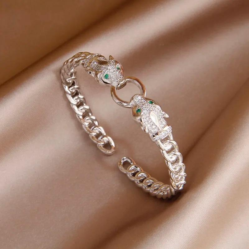 

Классический полный кристалл кубический циркон браслеты и браслет широкий свадебный браслет Ins модный бренд ювелирных изделий открытый браслет 14