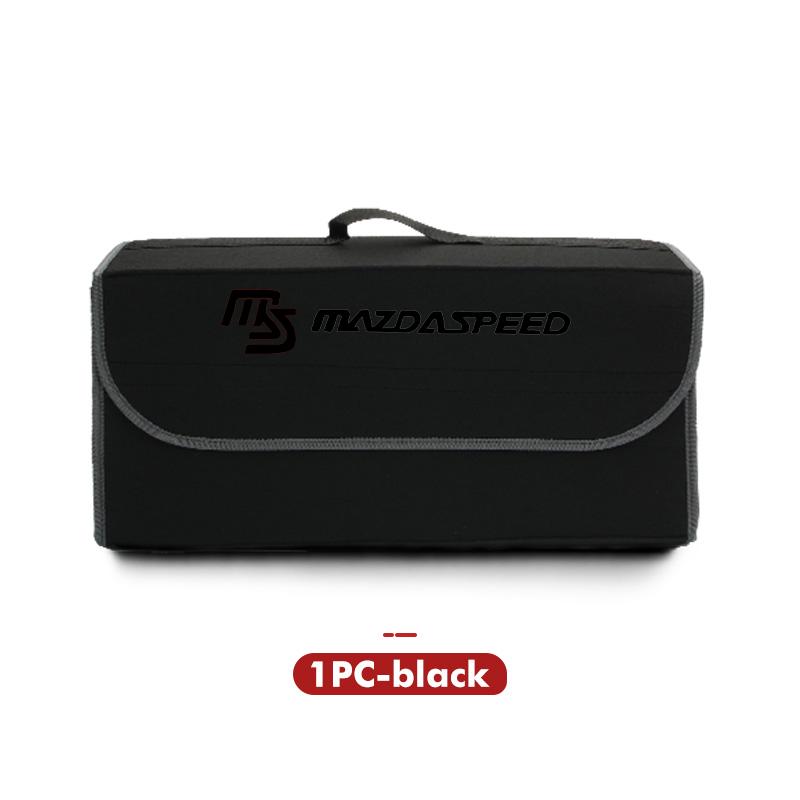 For Mazda Car Styling Trunk Storage Box Felt Cloth Organizer Foldable Stowing Tidying Bag 2 3 5 M5 Ms CX-4 CX-5 CX6 CX7 M3 M6