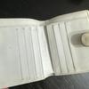 Used CHANEL CC mark bi-fold wallet white