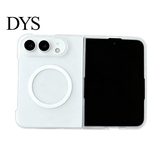 Minimalist Style Phone Shield Magnetic Clear Case for IPhoneDuo 2026, Anti-Yellowing PC Cover with Precise Cutouts, Ultra-Thin Shockproof Shell Daily