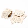20pcs Wooden Montessori Drawing Stencils Kids DIY Creative Learning Educational Craft Family Interactive Art Painting Gift Toy