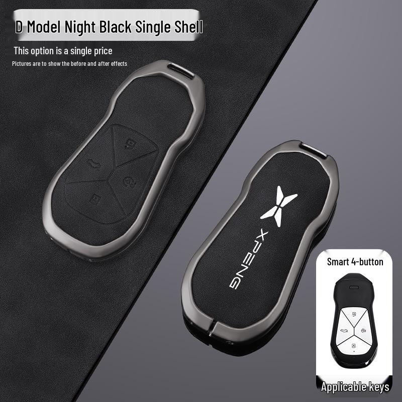 Premium Car Key Case & Chain for Xiaopeng P7, G6, P7i, P5, G3, G3i, G9 Models
