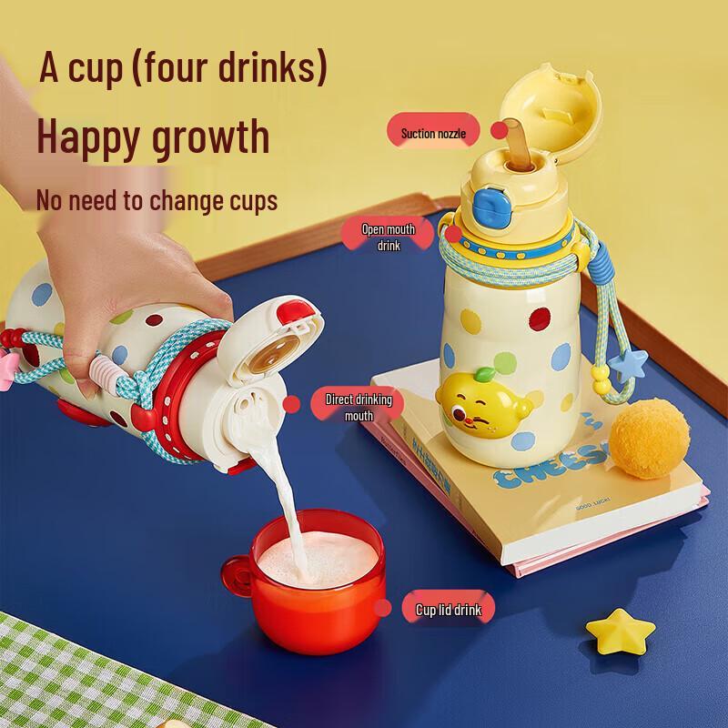 RELEA Mengli 316L Stainless Steel Kids Straw Insulated Bottle 560ml