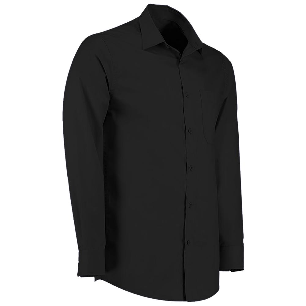 Kustom Kit Mens Long Sleeve Poplin Shirt