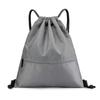 Solid Color Fitness Drawstring Bag Waterproof Drawstring Pocket Drawstring Backpack  Unisex