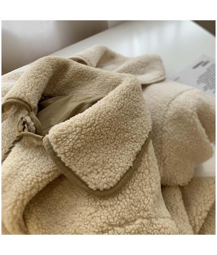 Khaki Reversible Lambswool-Cotton Jacket Women's Petite Autumn/Winter Trend 2025