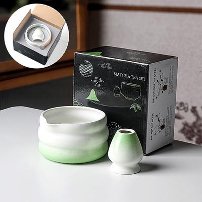 Bol à Matcha en Céramique Couleur Dégradée Tasse à Thé Polyvalente Bol Unique Cérémonie du Thé Matcha Outil Accessoires pour Fabrication DIY