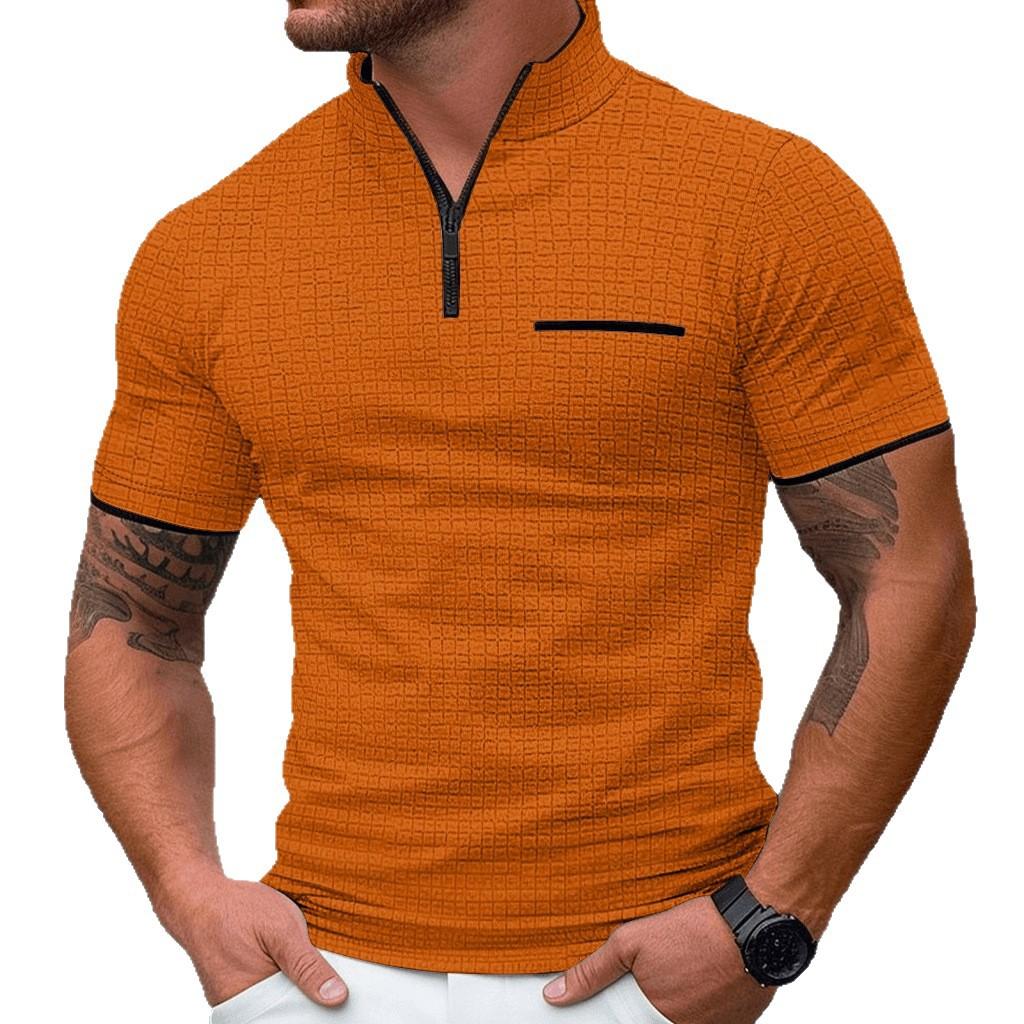 New Arrivals: Men's Summer Polo Shirt with Zipped Pockets – Casual Men's T-Shirt