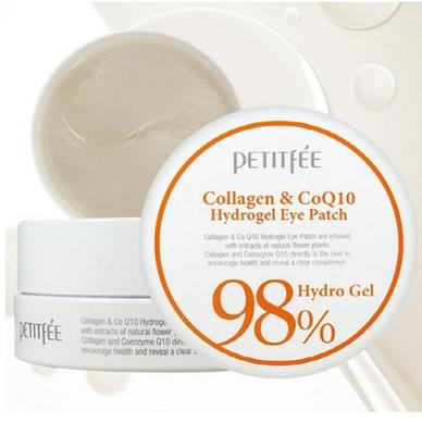 Kollagen & CoQ10 Hydrogel Augenpads 60 Stück – Anti-Aging & Hydratation
