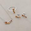 Carnelian Jewelry Set, 925 Sterling Silver, Gift For Her, Dainty Jewelry, Women Jewelry