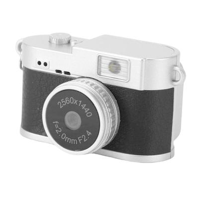 Small Keychain Digital Camera 2K HD Retro Compact Portable Video Recorder Camera for Travel Study Recording