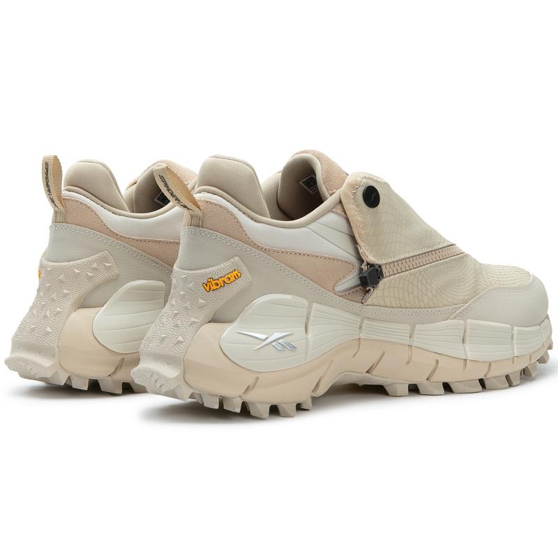 Spyder X Reebok Low Top Running Shoes Unisex Khaki Sneakers 100245914