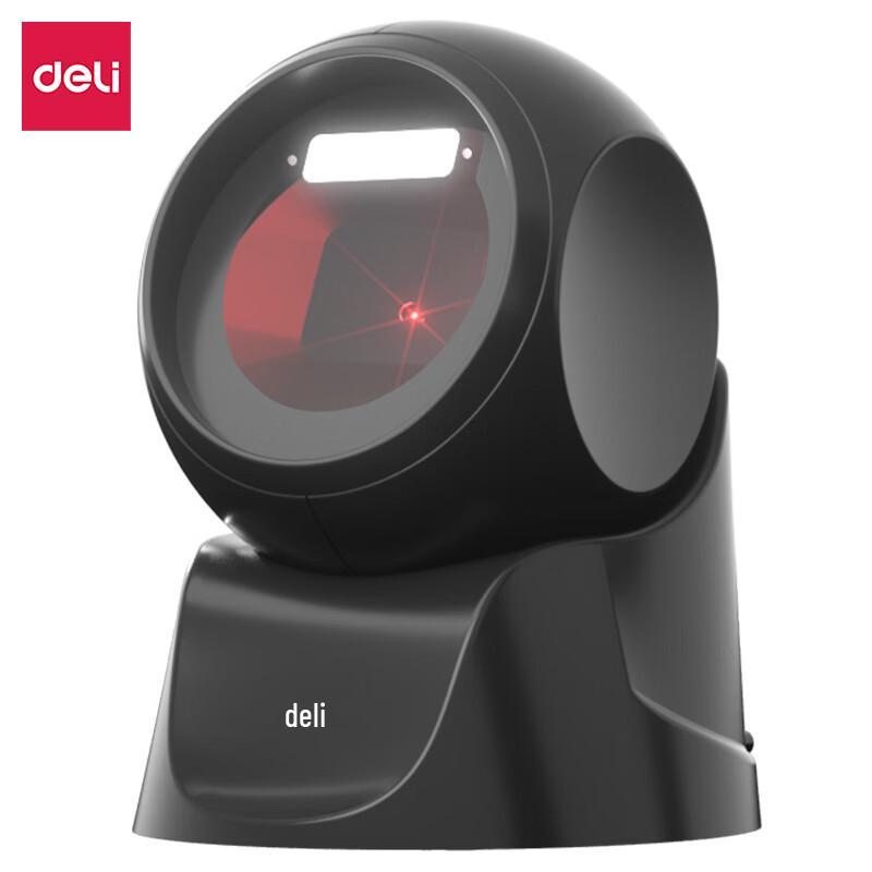 Deli Desktop 2D Wired Barcode Scanner