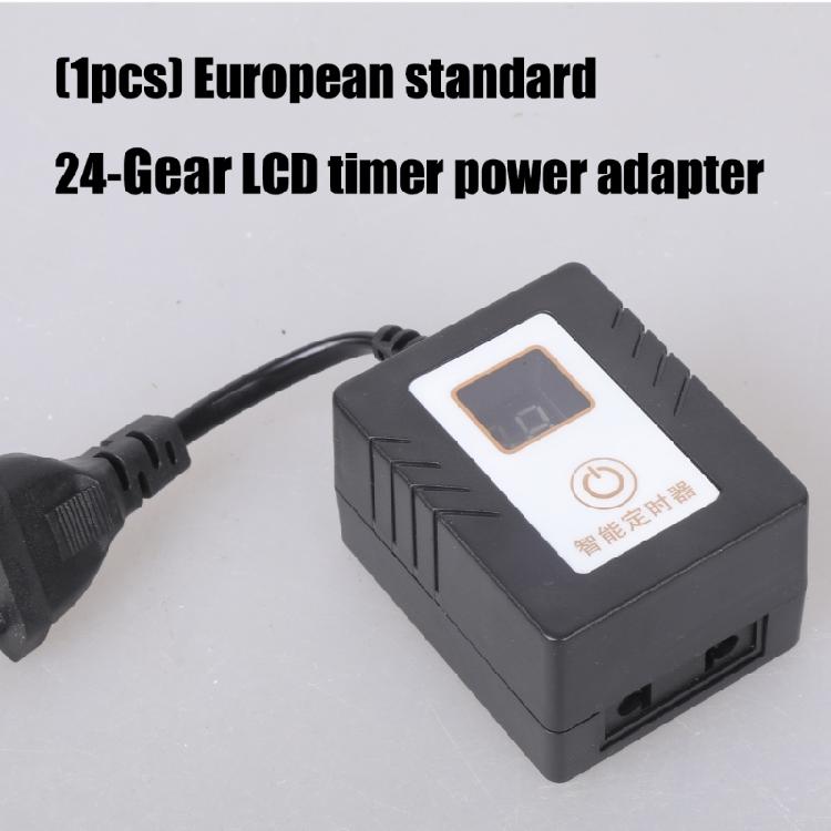 LCD Programmable Outlet Timer Energy Saving Aquarium Timer Black Adjustable LED Dimmer Controller Fish Tank Timer