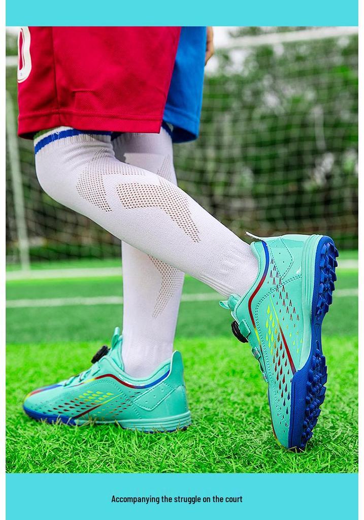Herbst 2026 Kinder Drehschnallen Fußballschuhe, Größen 31-39 - Zurück zur Schule Training & Wettkampf.