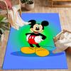 Mickey Mouse In Starry Night Disney Cartoon Theme Anti-Slip Rug - Polyester, Home Decor, Suitable for Bedrooms, Living Rooms, Doorways, and Studios