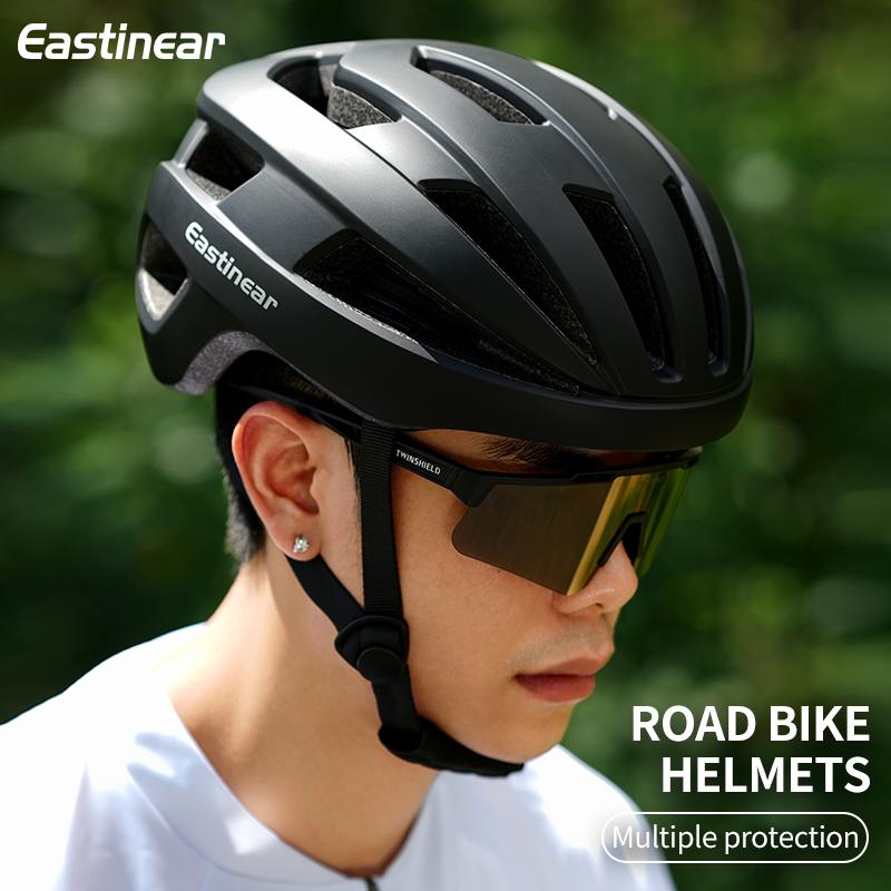 Eastinear Bicycle Helmet Ultralight Ventilation and Breathable Highway Mountain Adult Men and Women Riding Safety Helmets