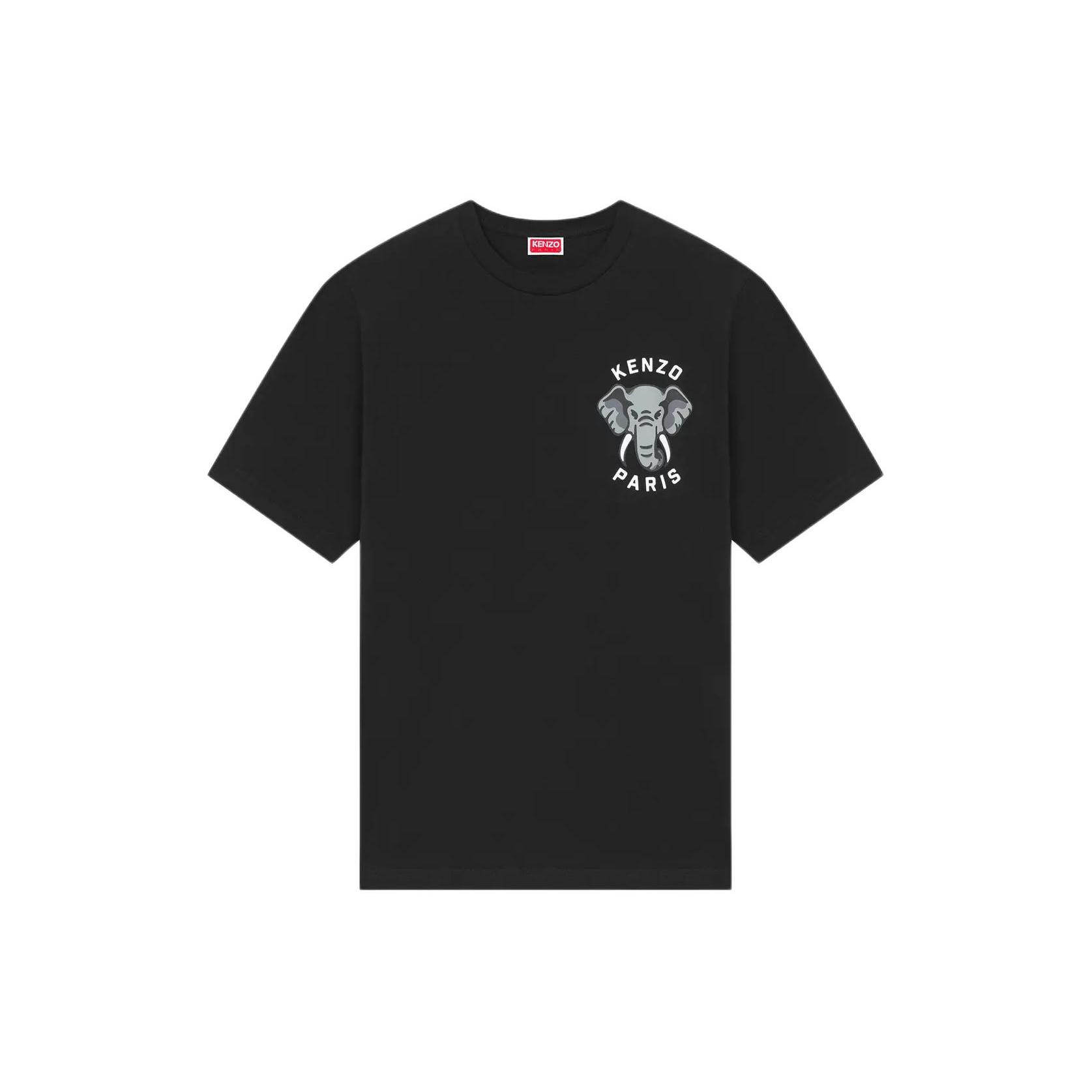 KENZO Elephant Printed Crewneck T-Shirt FE55TS1884SG-99J