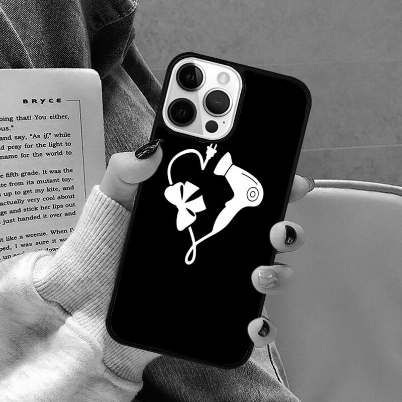 Hair Stylist Hairdresser Phone Case for iPhone 17 Air 16 16e 15 Plus for Apple 13 11 12 14 Pro Max Cover coque Shell