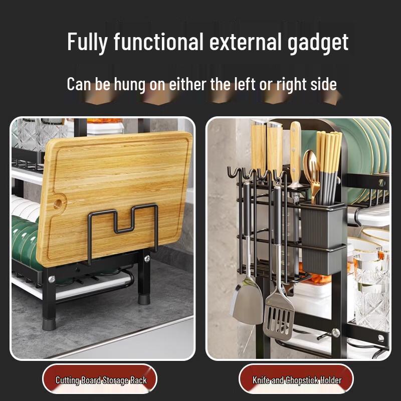 Qin Chen Double-Layer Countertop Dish Drying Rack