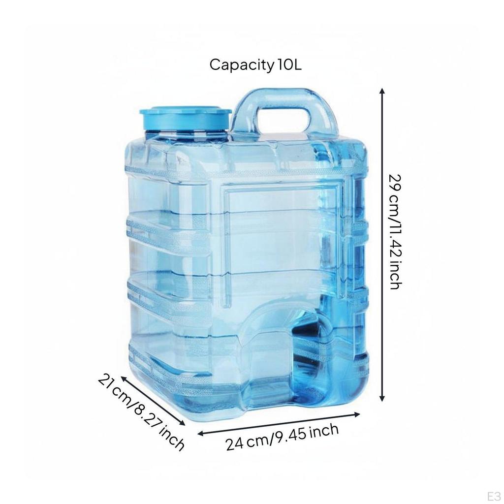 Drinking Bucket PC Material Large Capacity Water Container Household Storage