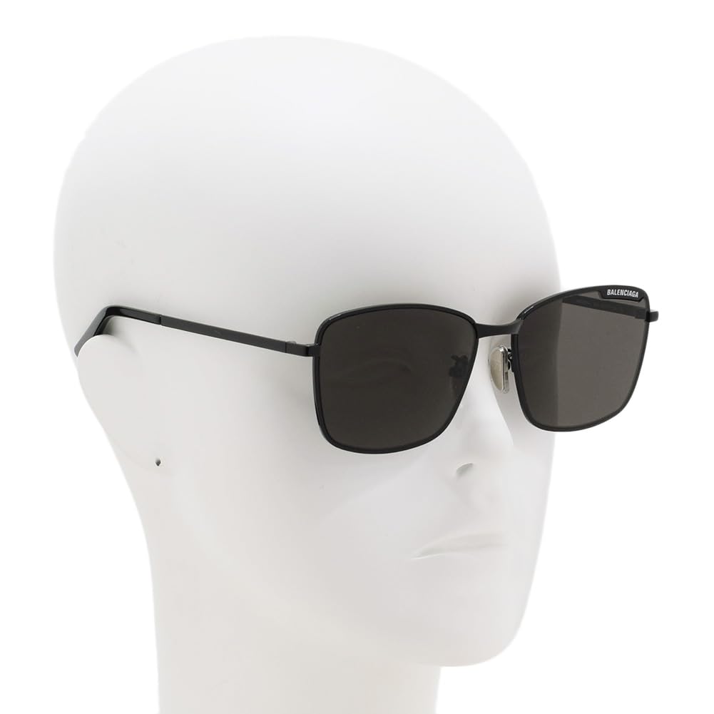 Balenciaga BB0280SA Sunglasses, Unisex, 001, Black/Gray