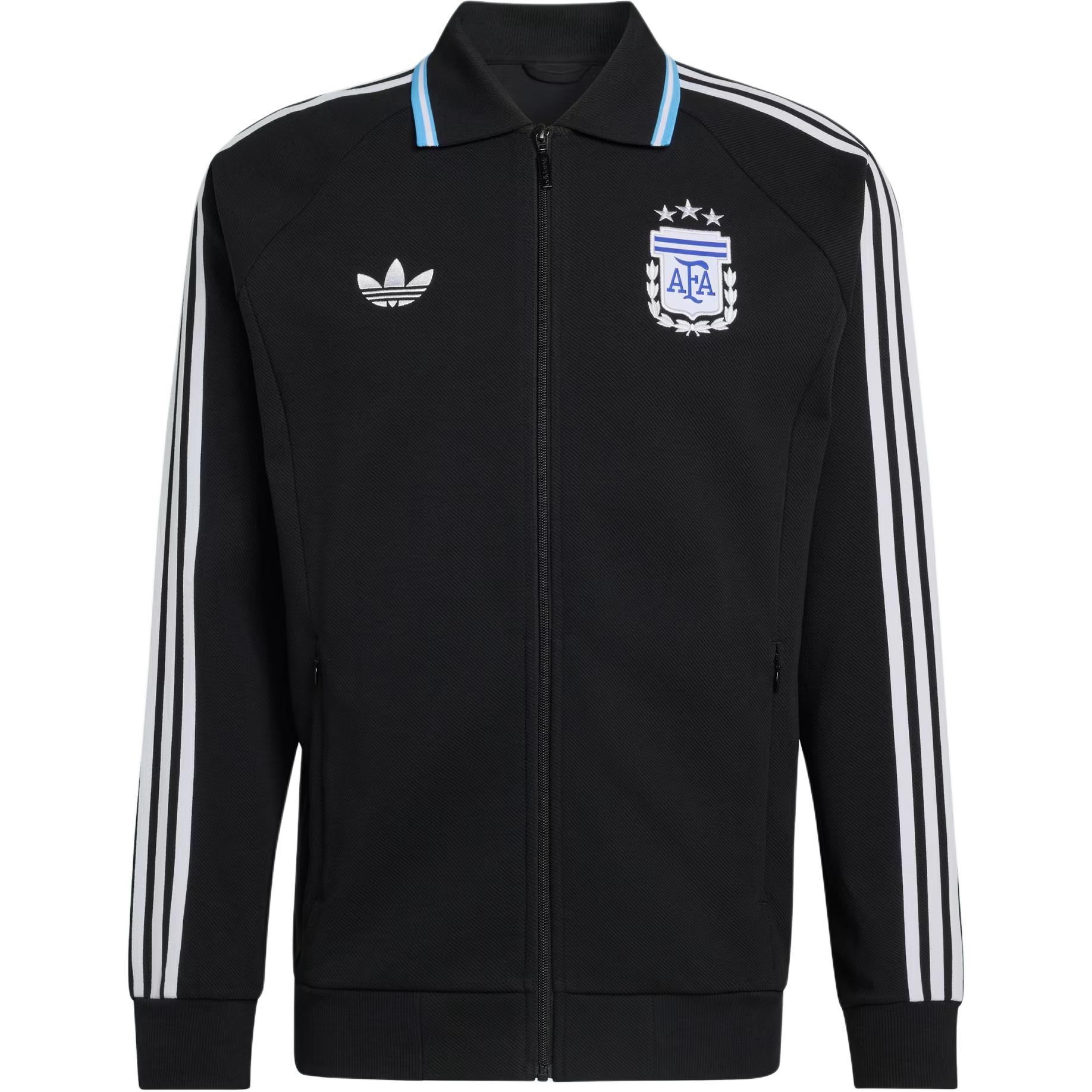 Adidas Argentina Away Anthem Jacket Black Men Outerwear JZ6287 A/S