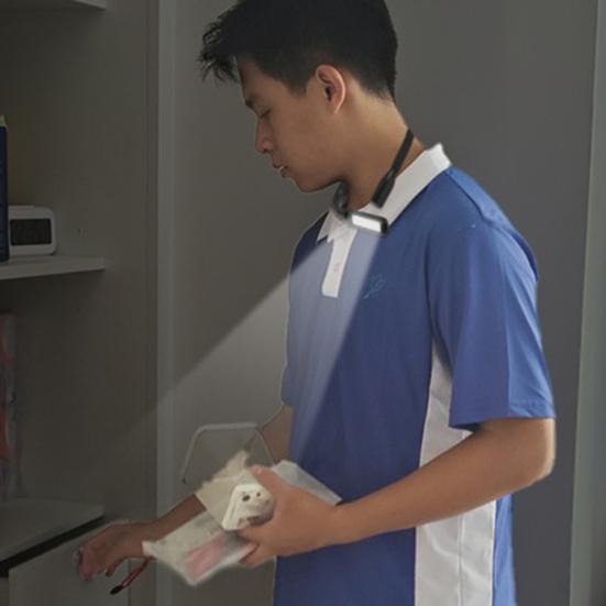 Freihändiges Nackenlicht, dimmbare Beleuchtung, Lampenkopf drehbar, nützlich, augenschonend, freihändiges LED-Nackenlicht, Bürobedarf