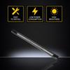 48 Motorcycle LED Flexible Turn Signal Amber Integrated 2 Strip Brake Tail Light