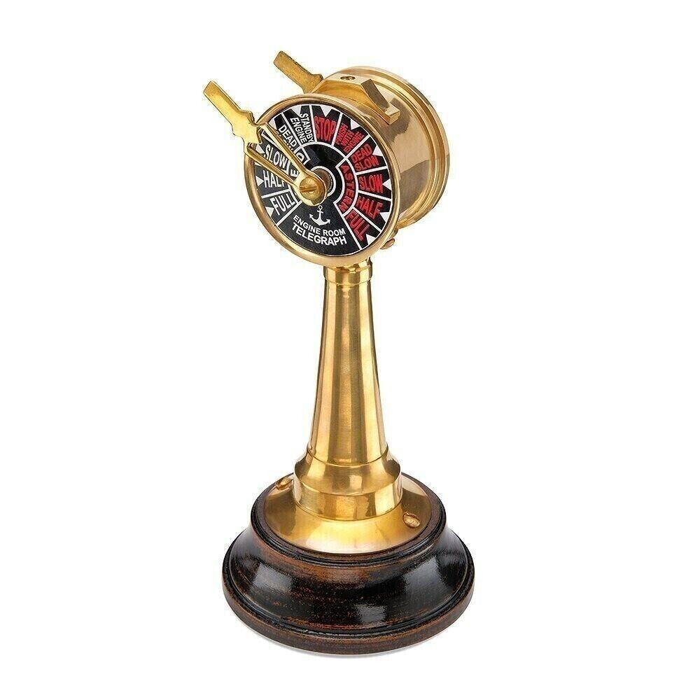 Brass 7" Telegraph Antique Ship Engine Room Telegraph Marine Working Nautical