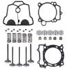 Kit de Juntas Superior para Cabeçote de Cilindro JIK para Yamaha YFZ450 YFZ450V Bill Ballance Edição Especial Válvulas de Escape e Admissão