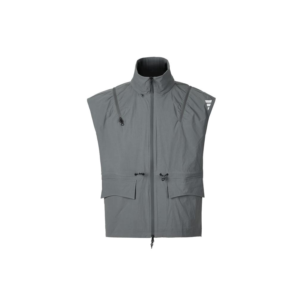 adidas SS25 Atmungsaktiv Bequem Weich Leicht Weste Damen Westen Grau Strahlend-Weiß JY1543