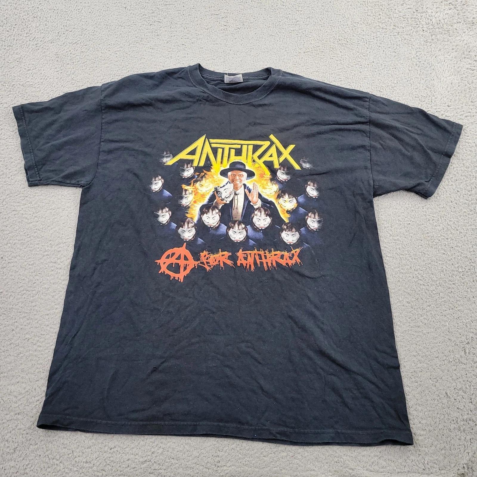 Футболка Anthrax Мужская XL (46-48) 2006 ВИНТАЖНЫЙ Летний Тур Очистить Мир Огнем 4XL