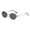 JYL TS Sunglasses Frameless Ellipse UV Street Women/9891