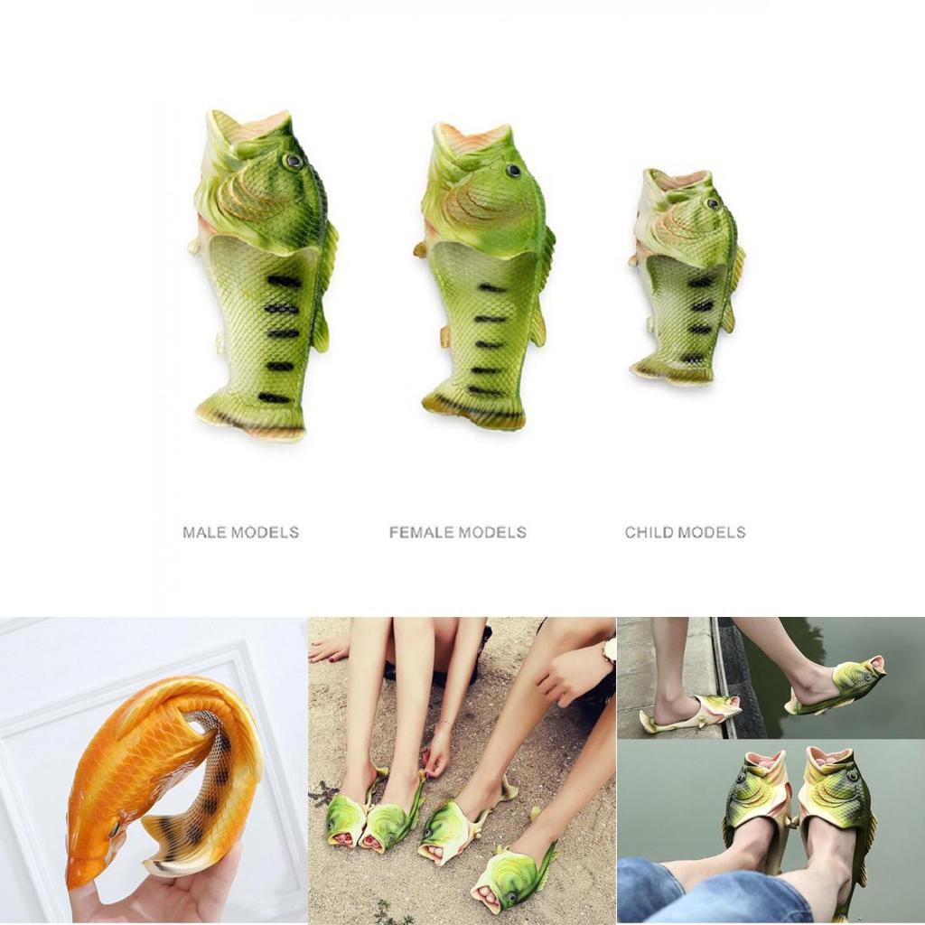 Fun And Funky Fish Slipper Sandals For Adults And Kids
