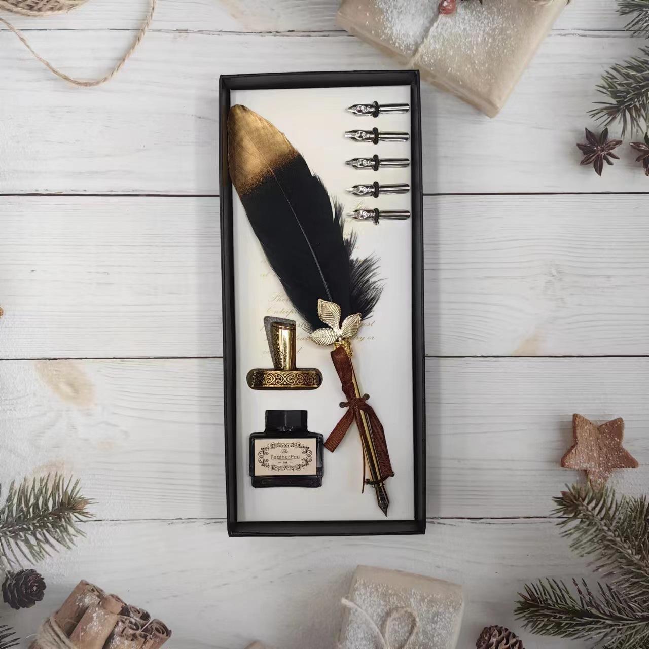 

Vintage Quill, Available For Direct Sale, Clover Accessory Quill With Ink Base 0.5mm чёрный